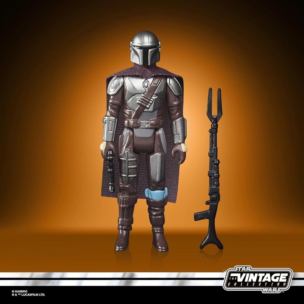 STAR WARS Kenner The Mandalorian (Beskar) Retro Collection Toy 3.75" Figure - Picture 5 of 6